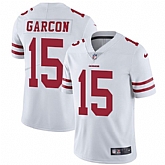 Nike Men & Women & Youth 49ers 15 Pierre Garcon White NFL Vapor Untouchable Limited Jersey,baseball caps,new era cap wholesale,wholesale hats